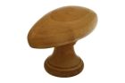 Bouton de meuble bois de santal (kenwood) modèle oeuf H46 mm