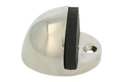 Butée de porte nikkel fixation au sol diamètre 45 mm