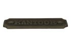 Plaque de porte en fer rectangulaire “Kantoor” 115x36 mm