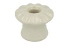 Bouton de meuble porcelaine Ø 16 mm H19 mm. Livré sans vis