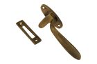 Loquet de fenêtre à battants en laiton patiné Gauche