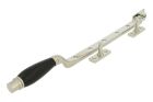 Entrebâilleur de fenêtre laiton nickelé bois d'ébène 315 mm