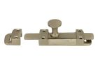 Targette de porte en nickel satiné 103x28 mm (Lxl)