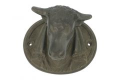 Gietijzeren stierenkop replica Afm. 17,5cm × 14cm