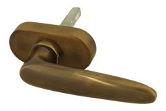 Poignée "Dudok" laiton patiné