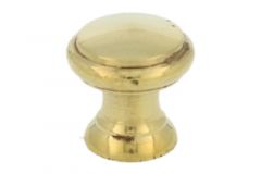 Bouton de meuble laiton poli petit Ø 17 mm H17 mm