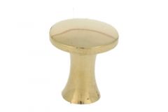 Knop ongelakt messing Ø 25mm H30mm