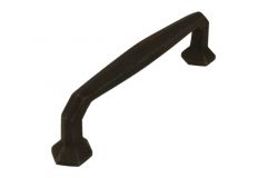 Keukengreep gietijzer h.o.h. 128mm Buitenmaat 154x42mm