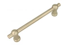 Poignée de cuisine "Chemin de fer" nickel satiné 128 mm