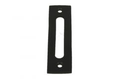 Muurplaat Tonmodel 400 serie zwart poedercoat