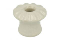 Knop porselein Ø 16mm H19mm. Geleverd zonder schroef
