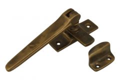 Loquet de fenêtre à battants pivotable laiton patiné