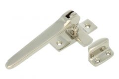 Loquet de fenêtre à battants pivotable laiton nickelé