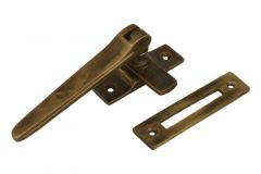 Loquet de fenêtre à battants pivotable laiton patiné (1915)