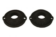 Rosace ronde en fonte Ø diamètre du trou 17 mm (paire)