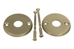 Stel ronde patent rozetten matnikkel t.b.v. TM-400 mn*