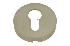 Rosace aveugle nickel satiné, Ø54 mm