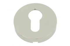 Rosace aveugle laiton nickelé Ø54 mm