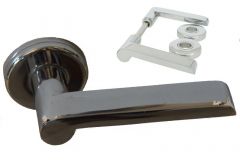 Deurklinkset chrome naar Duits industrieel ontwerp