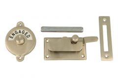 Vacant-Engaged toiletslot 70×39mm matnikkel