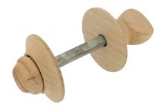 Toiletstift hout beuken t.b.v. wc slot stiftmaat 8mm