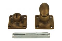 Toiletstift messing verouderd voor wc slot stiftmaat 8mm