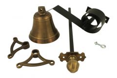 Trekbel set antiek messing (1900)