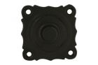 Bouton de sonnette laiton noir 40x40 mm