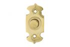 Bouton de sonnette laiton poli 25x55 mm