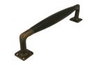 Poignée de porte modèle moderne laiton patiné 250 mm