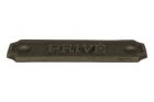 IJzer deurplaatje "Privé" rechthoekig 115x36mm