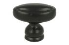 Bouton de meuble en fonte noire 38x24mm H33mm