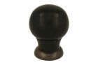 Kastknop bakeliet met messing verouderd 39mm H48mm