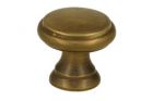 Kastknop messing verouderd medium Ø 23mm H22mm