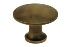 Knop messing verouderd klein Ø 23mm H16mm