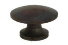 Knop messing verouderd Ø 25mm H 16mm