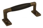 Poignée de tirage 105 mm laiton patiné modèle moderne