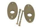 Rosace ovale bec de cane nickel satiné pour TM-400 mn*