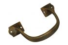 Poignée de tirage 140 mm laiton patiné