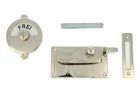 Verrou de porte de WC Frei/Besetzt 92x52mm en laiton nickelé