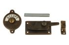 Libre-Occupé slot 70×39mm messing verouderd