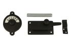 Libre-Occupé slot 70×39mm zwart poedercoat