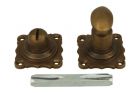 Toiletstift messing verouderd t.b.v. wc slot 8mm stiftmaat
