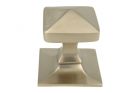 Pommeau de tirage de porte d'entrée nickel satiné (1926)