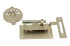 Verrou de porte de WC Vrij/Bezet 92x52 mm en nickel satiné