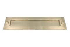 Entrée de boîte aux lettres nickel satiné des années 30