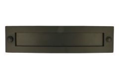 Entrée de boîte aux lettres laiton noir des années 30