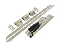 Espagnoletsluiting messing vernikkeld ebbenhout (1928)