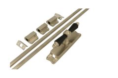 Krukespagnoletsluiting matnikkel ebbenhout (1900)