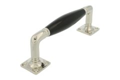 Deurgreep 170mm messing vernikkeld bakeliet